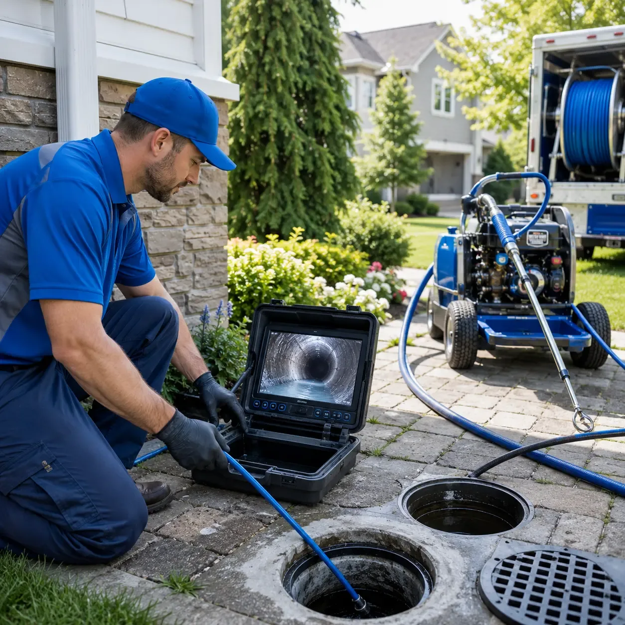 Outdoor drain cleaning professionals serving Linville, NC